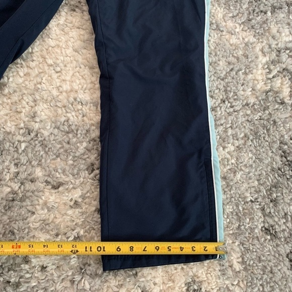 Reebok Dark and Light Navy Blue Track Long Pants Size XL - Picture 9 of 16